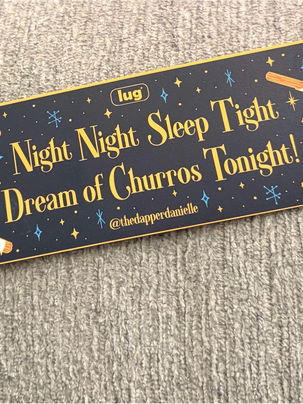 lug Dapper Danielle Churro large magnet